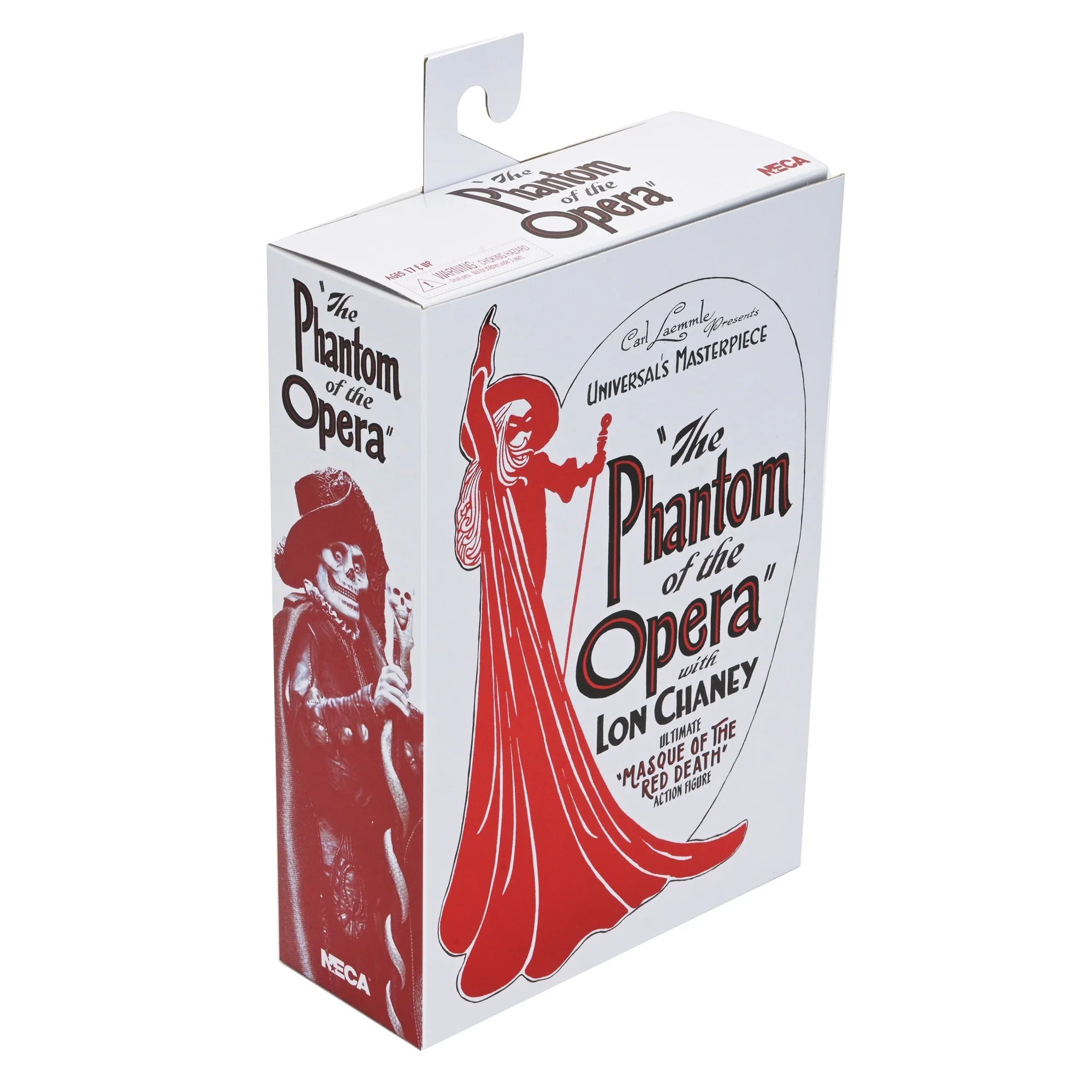 NECA Phantom of The Opera (1925) – Phantom “Masque of The Red Death” Ultimate 7″ Scale Action Figure (Black and White)