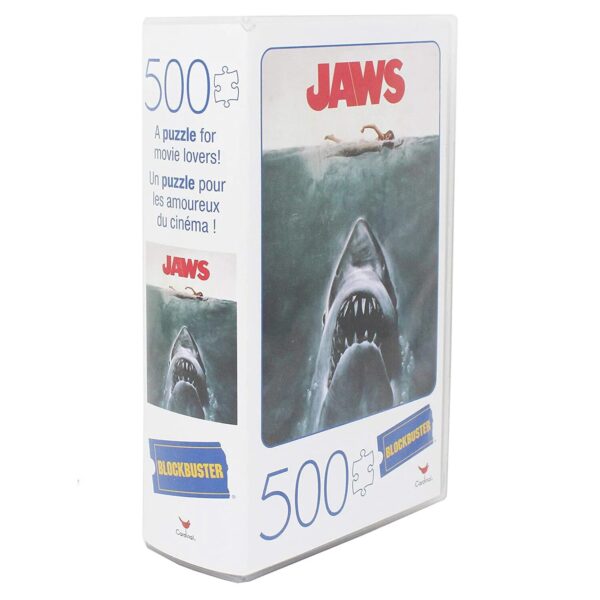 Jaws 500 Piece Jigsaw in VHS Video Case