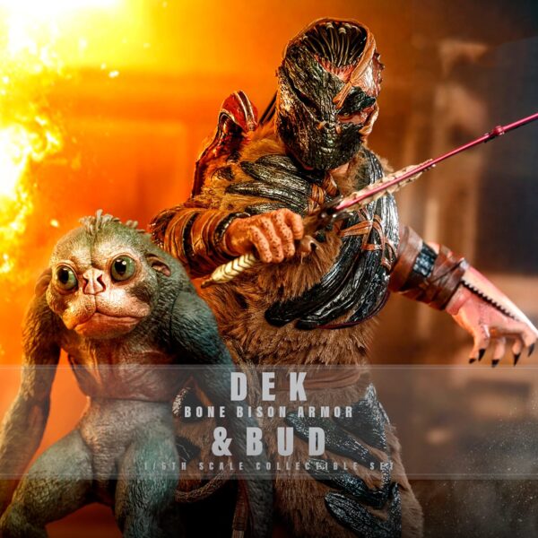 Sideshow Collectibles Predator: Badlands - Dek (Bone Bison Armour) and Bud 1/6 Scale Action Figure