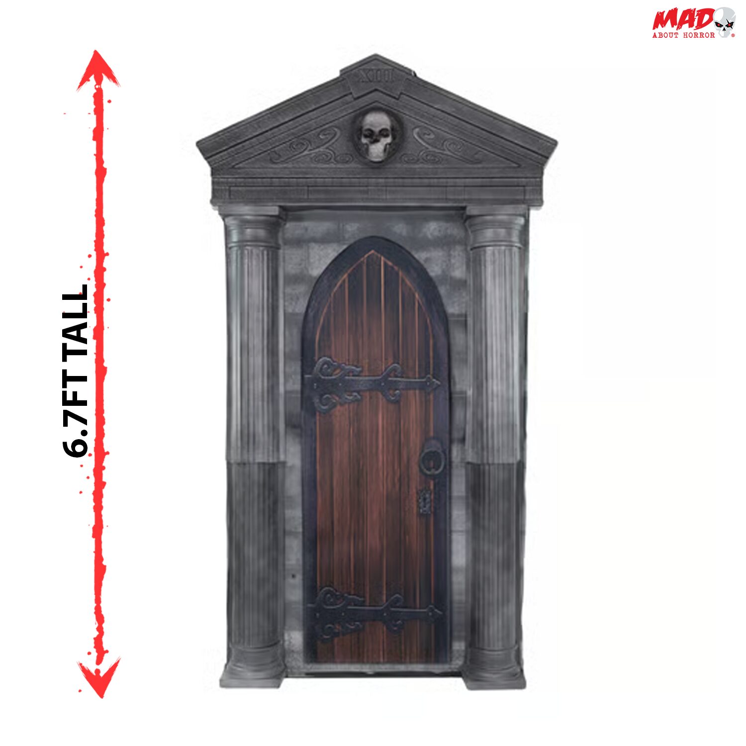 6,7 ft Mausoleum Halloween Animatronic