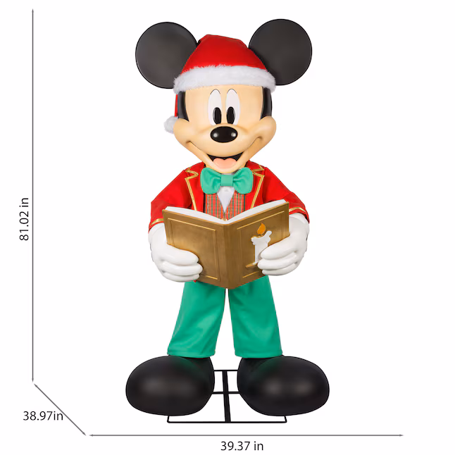 6.75ft Disney Mickey Mouse Musical Animatronic