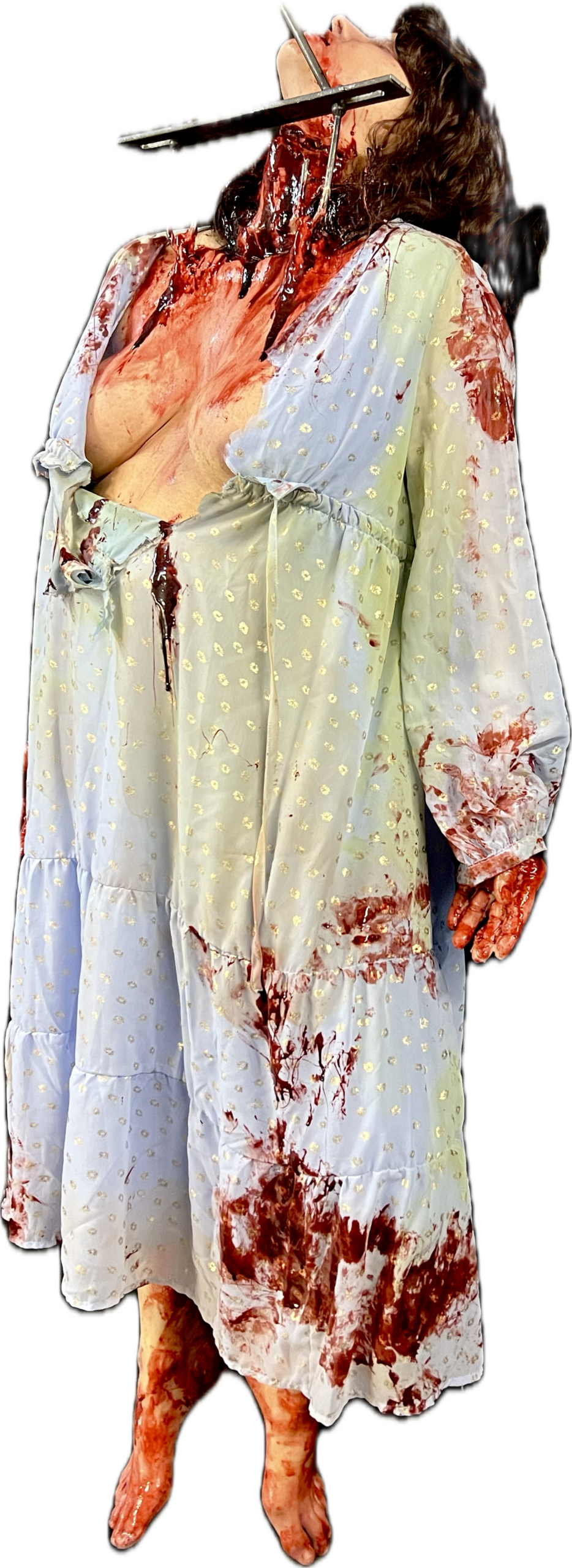 Life Size Body - Emma Hanging from Meat Hook