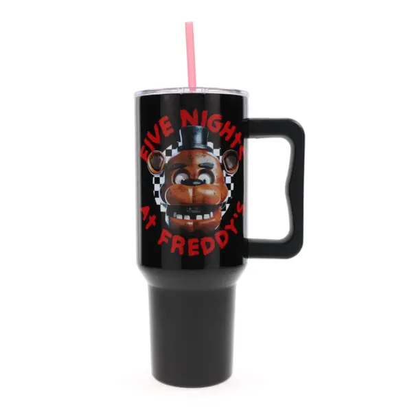 Five Nights At Freddy's - FNAF Checkerboard Stainless Steel Tumbler