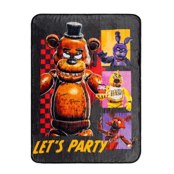 Five Nights At Freddy's - FNAF Let's Party Throw Blanket (45" x 60")