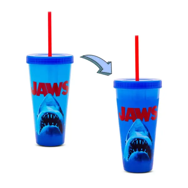 Jaws Poster Logo Colour Changing Tumbler