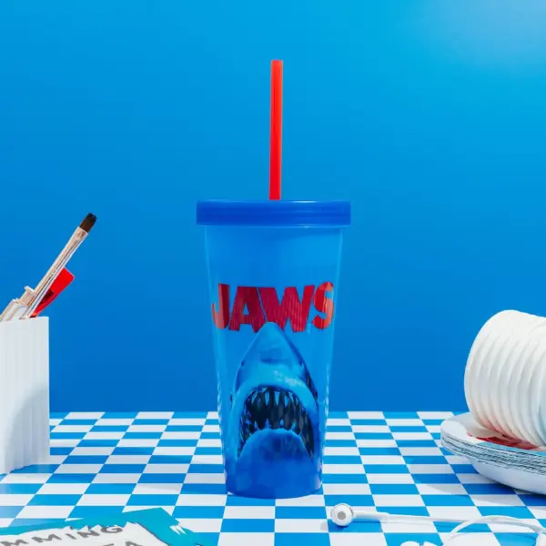 Jaws Poster Logo Colour Changing Tumbler