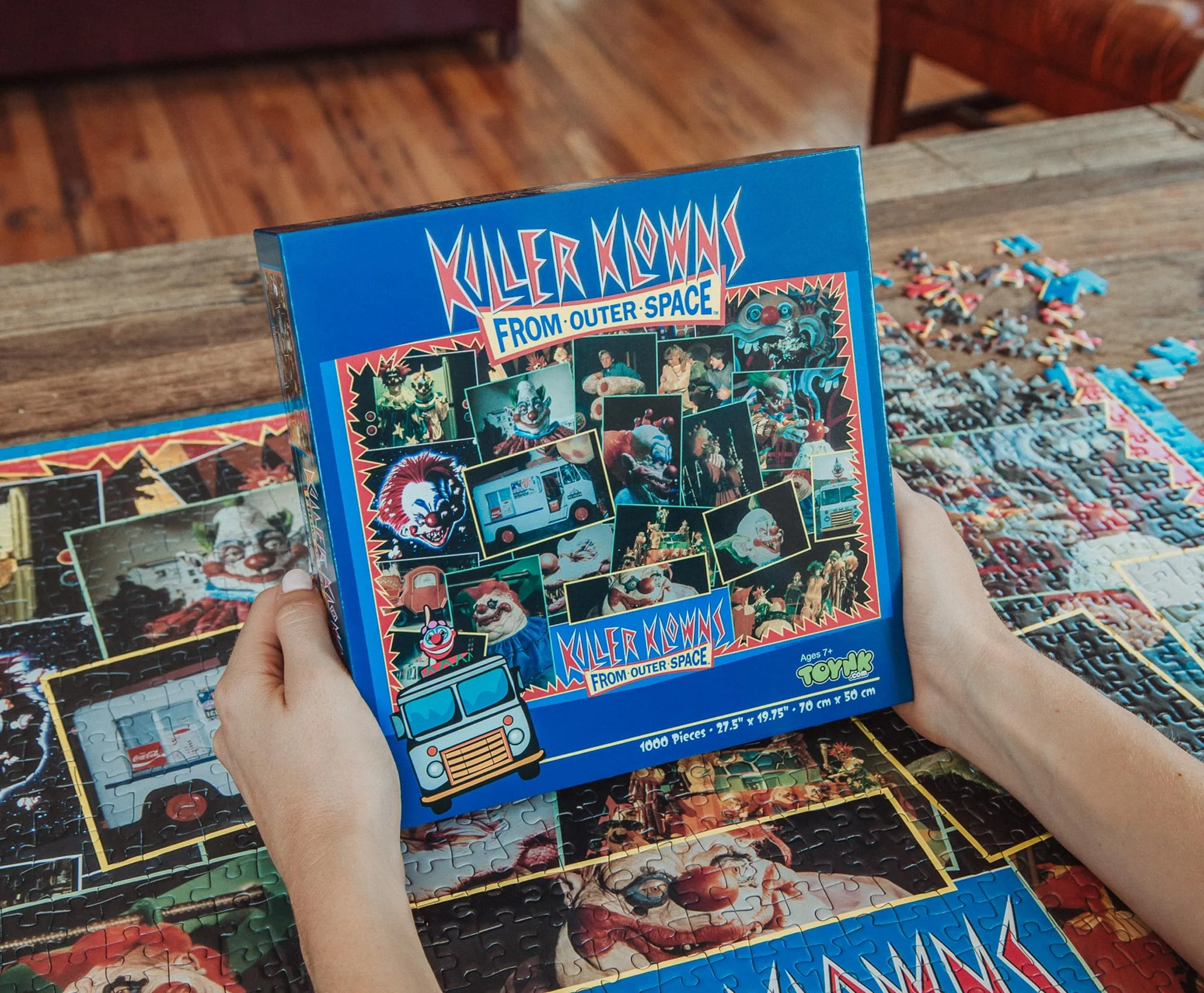 Killer Klowns From Outer Space Kollage 1000 Piece Jigsaw Puzzle (Version A)