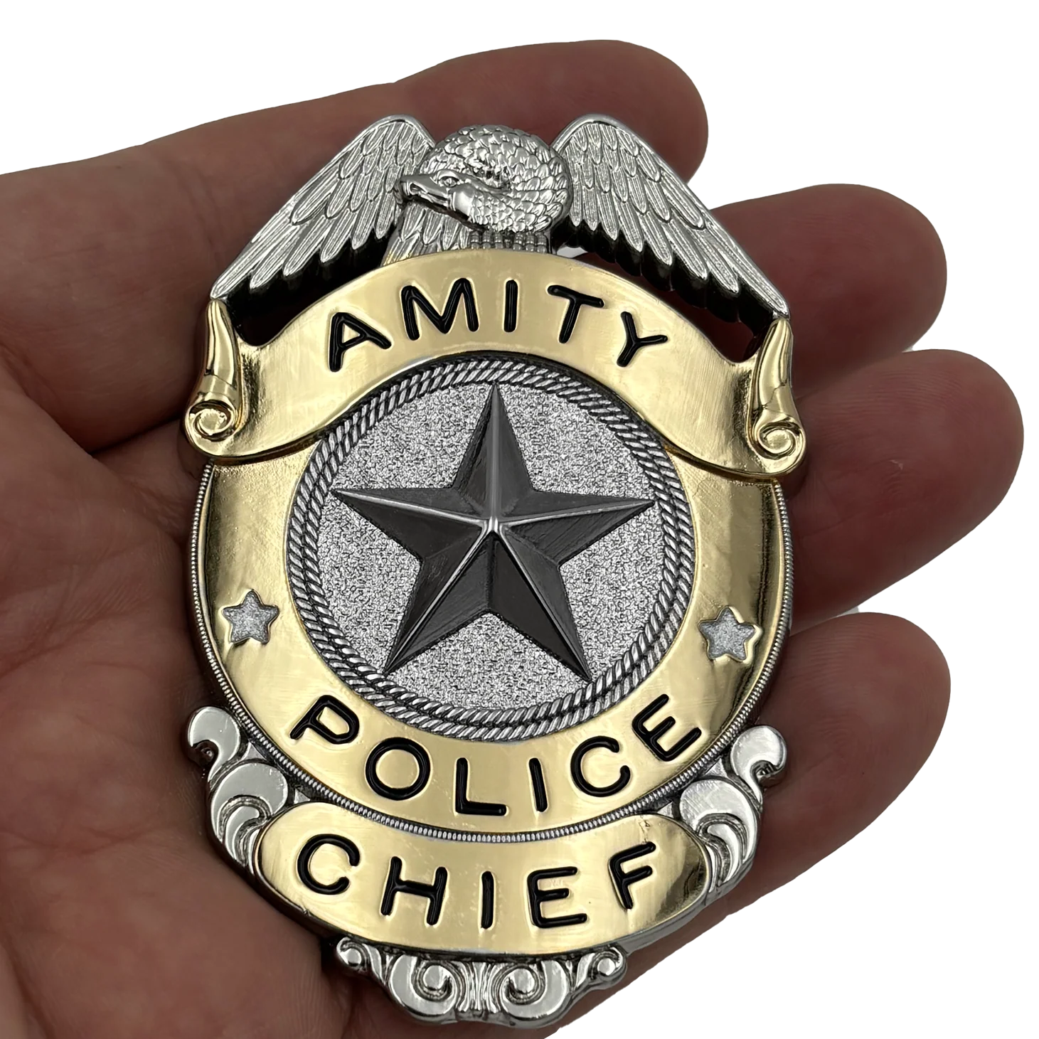 Factory Entertainment Jaws - Amity Island Police Chief Badge and Patch Limited Edition Prop Replica
