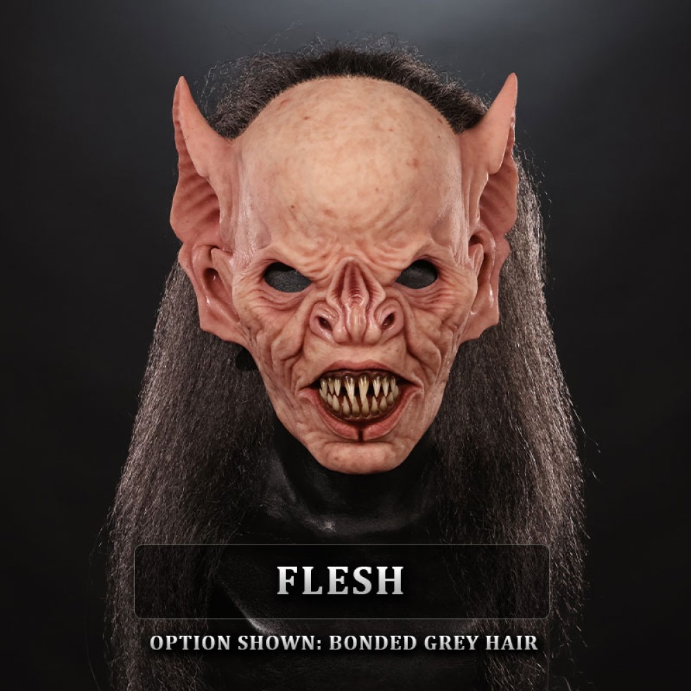 Immortal Masks - Bat (Flesh) Silicone Face Mask With Hair