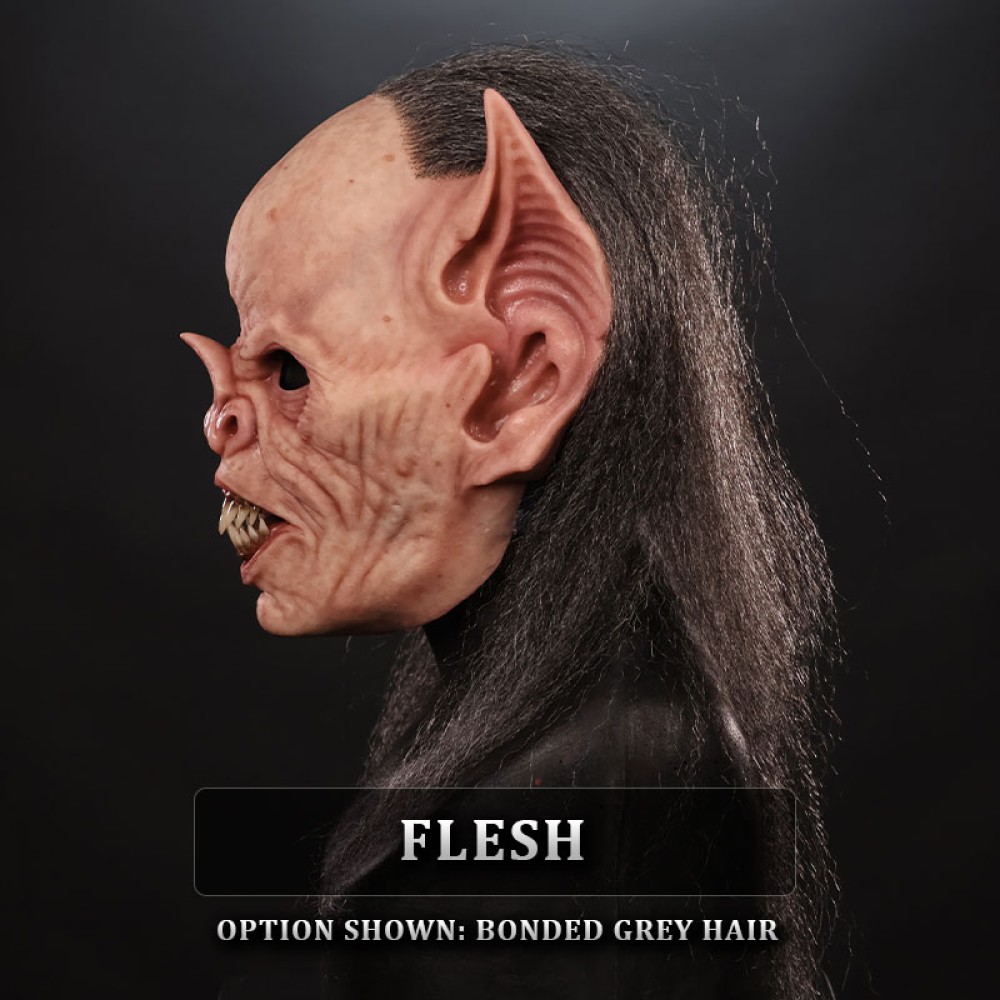 Immortal Masks - Bat (Flesh) Silicone Face Mask With Hair