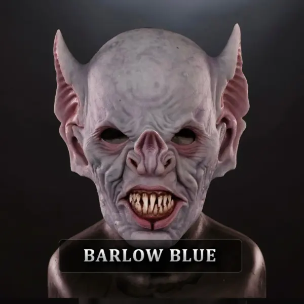 Unsterbliche Masken Barlow Blau Fledermaus Silikonmaske