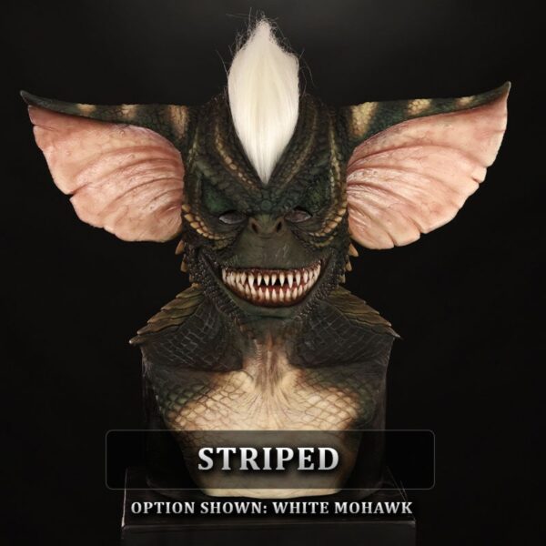 Immortal Masks - Striped Critter with Mohawk Silicone Mask