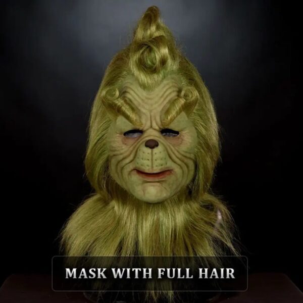 Immortal Masks - Christmas Grouch Silicone Half Mask
