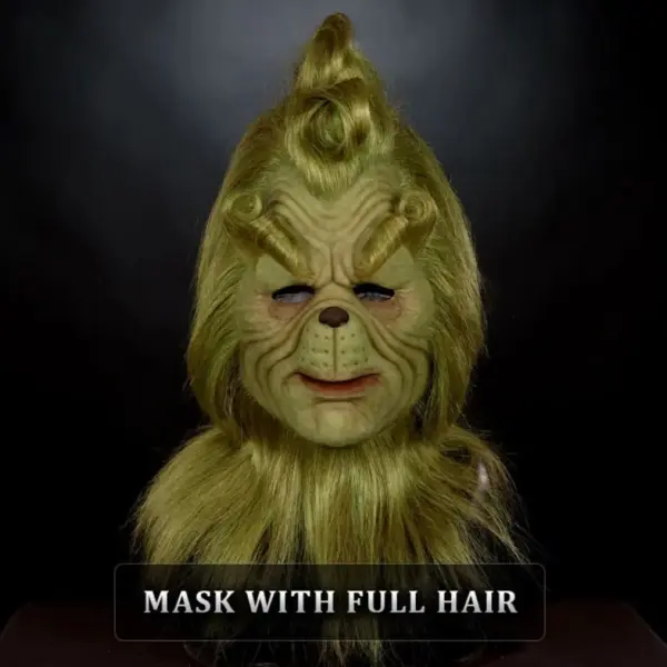 Unsterbliche Masken - Weihnachtsmuffel Halbmaske aus Silikon