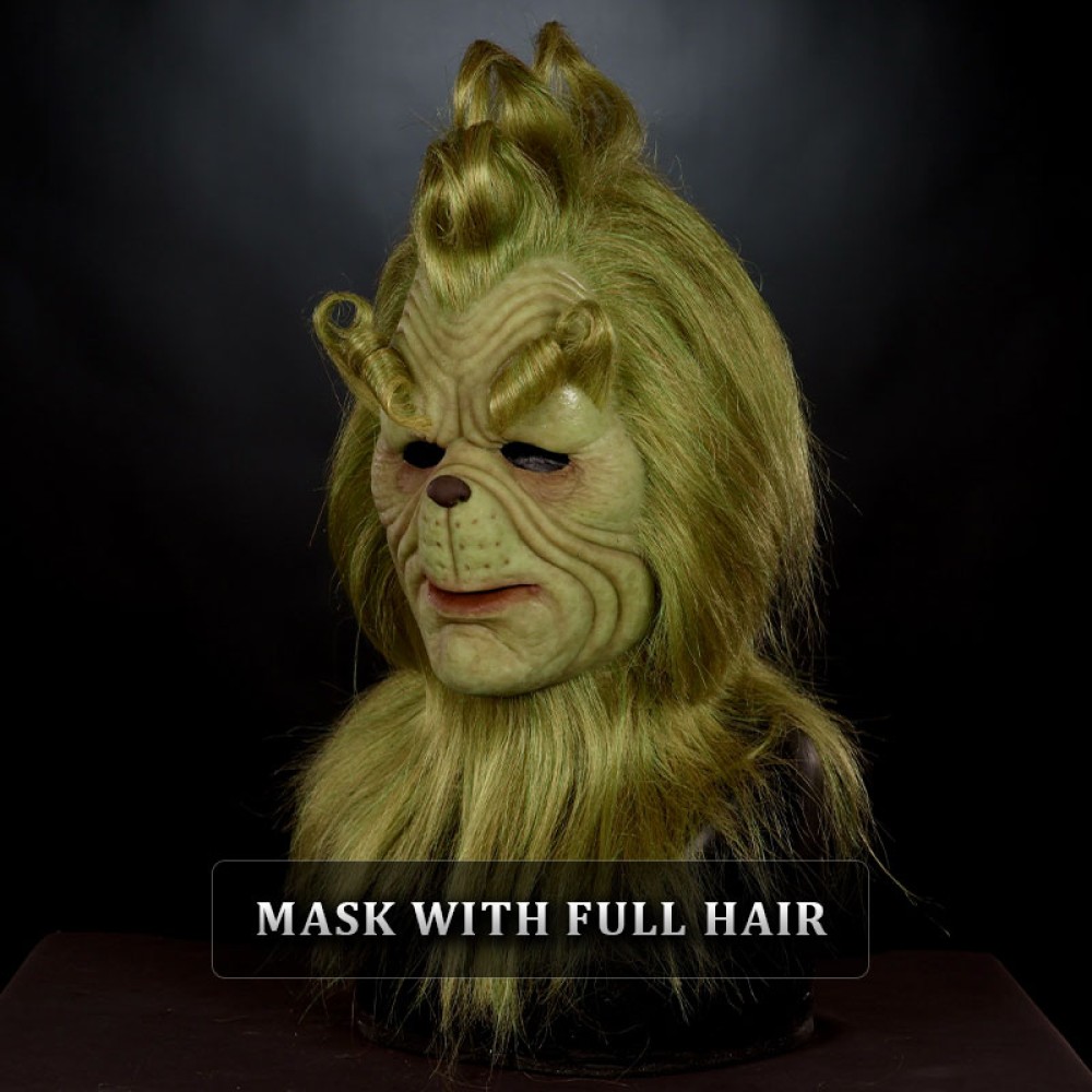 Immortal Masks - Christmas Grouch Silicone Half Mask