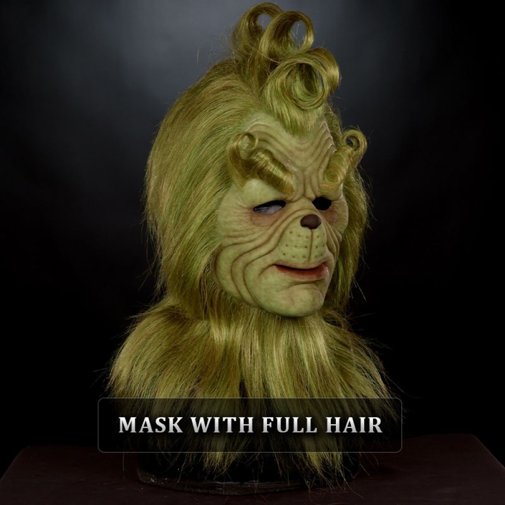 Immortal Masks - Christmas Grouch Silicone Half Mask