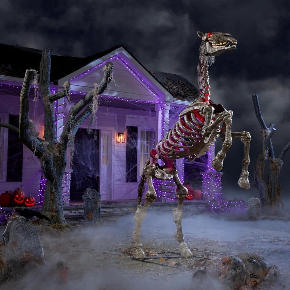 8.5ft Undead Horse Halloween Animatronic