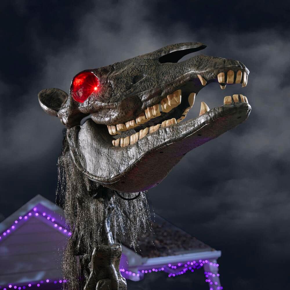 8.5ft Undead Horse Halloween Animatronic