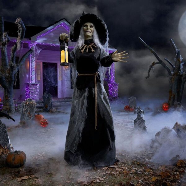Home Depot 7ft Lethal Lily Halloween Animatronic
