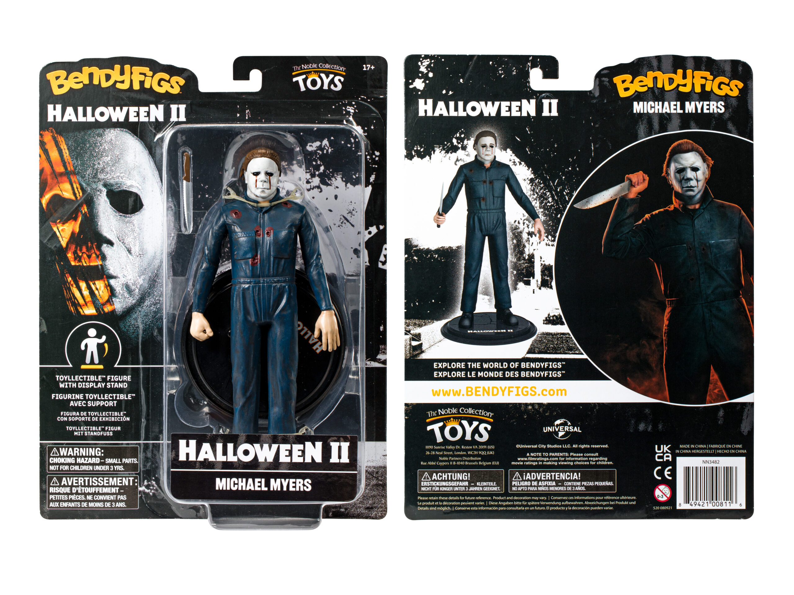 BendyFigs - Halloween 2 Michael Myers Action Figure