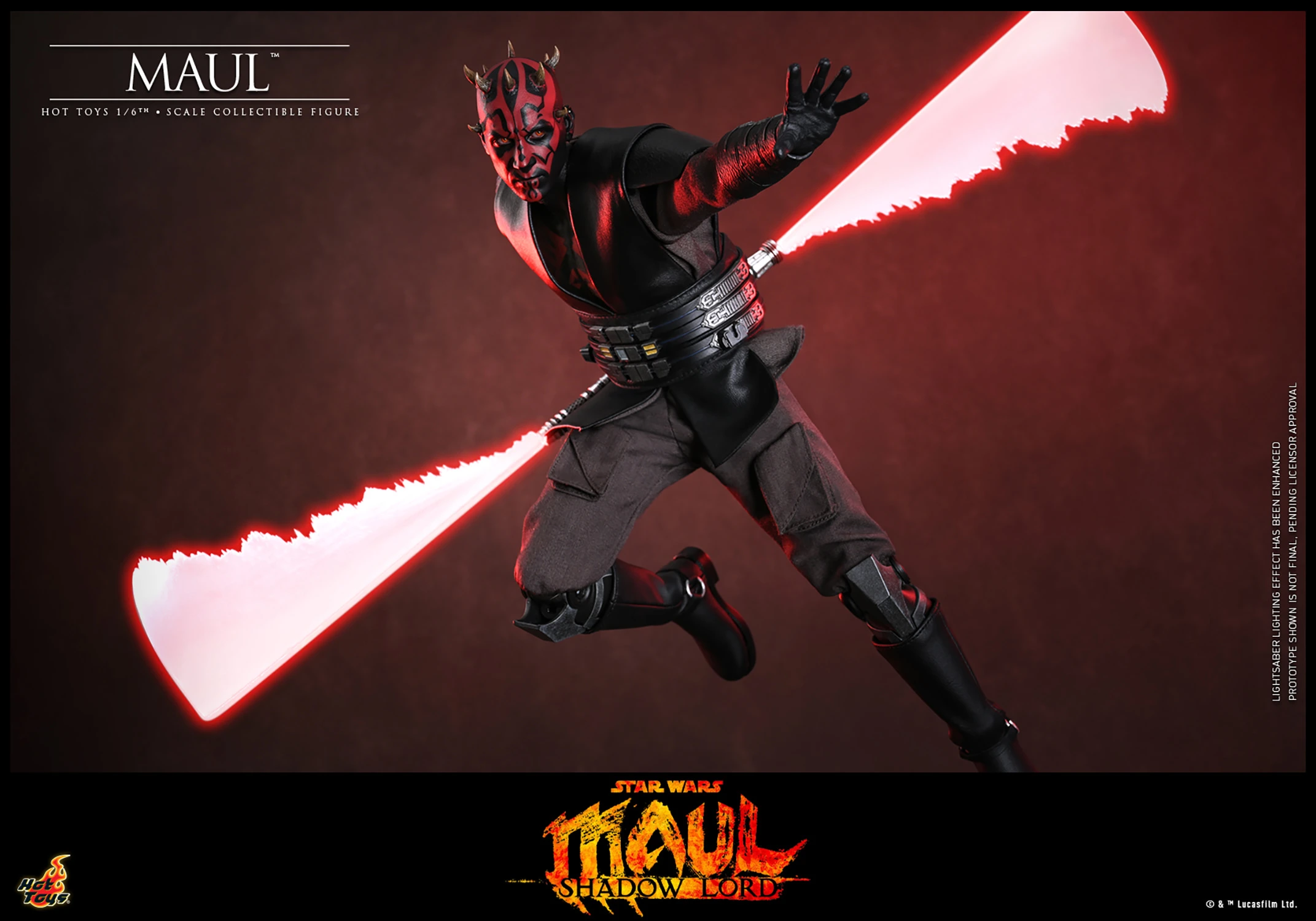 Hot Toys Star Wars – Darth Maul Shadow Lord 1/6 Scale Action Figure