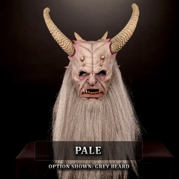 Unsterbliche Masken - Krampus Silikon-Halbmaske
