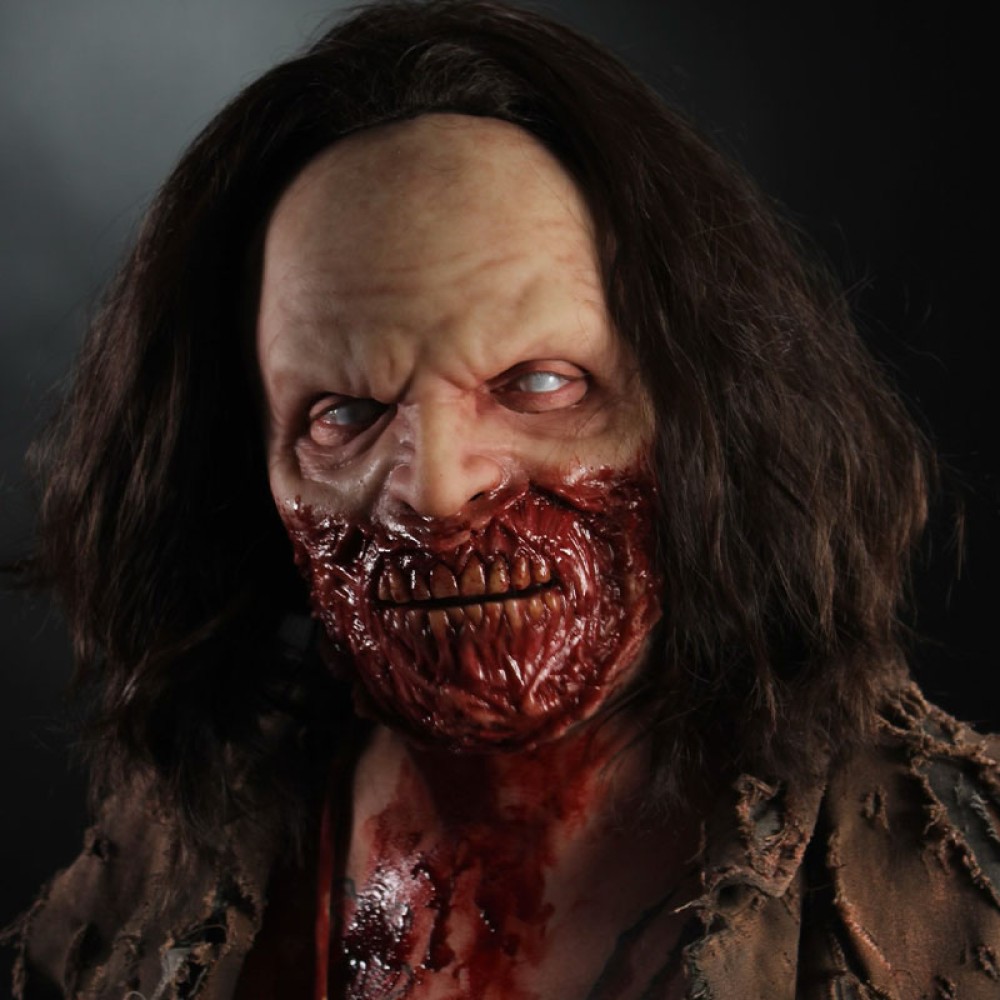 Immortal Masks - Gnawed Zombie Silicone Face Mask