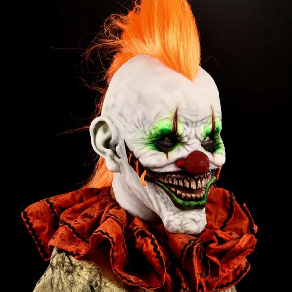 Unsterbliche Masken - Stitches der Clown Silikon Halbmaske