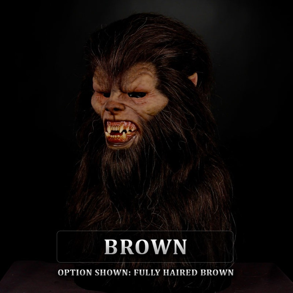 Immortal Masks - Wolfman Silicone Half Mask
