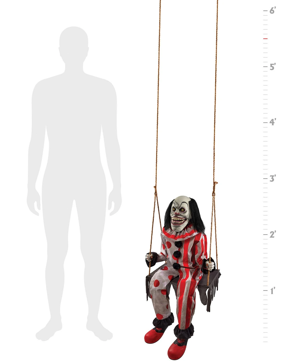 Toothy The Clown Halloween Animatronic