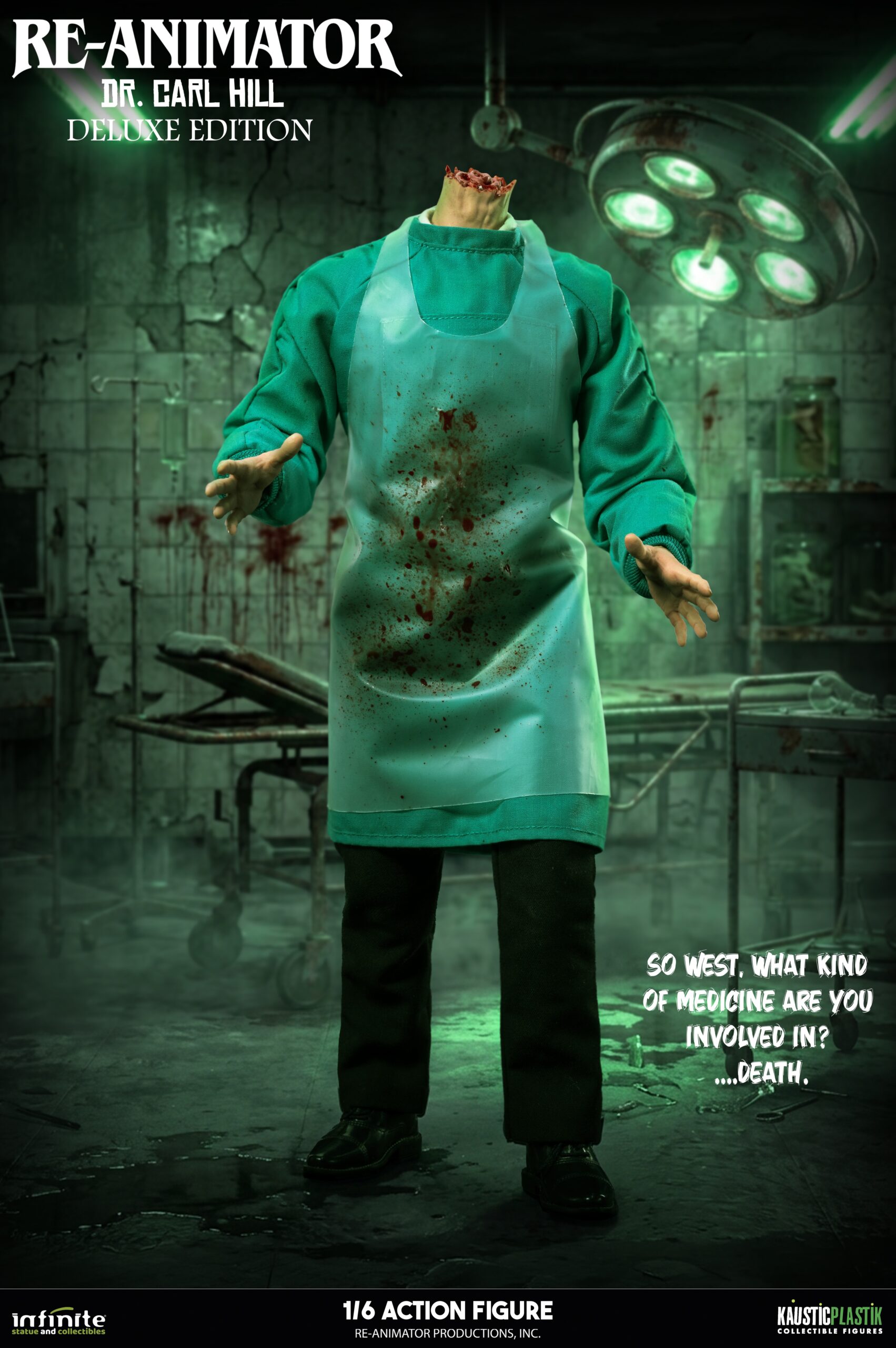 Infinite Statues Re-Animator - Doctor Carl Hill 1/6 Scale Action Figure (Standard Edition)