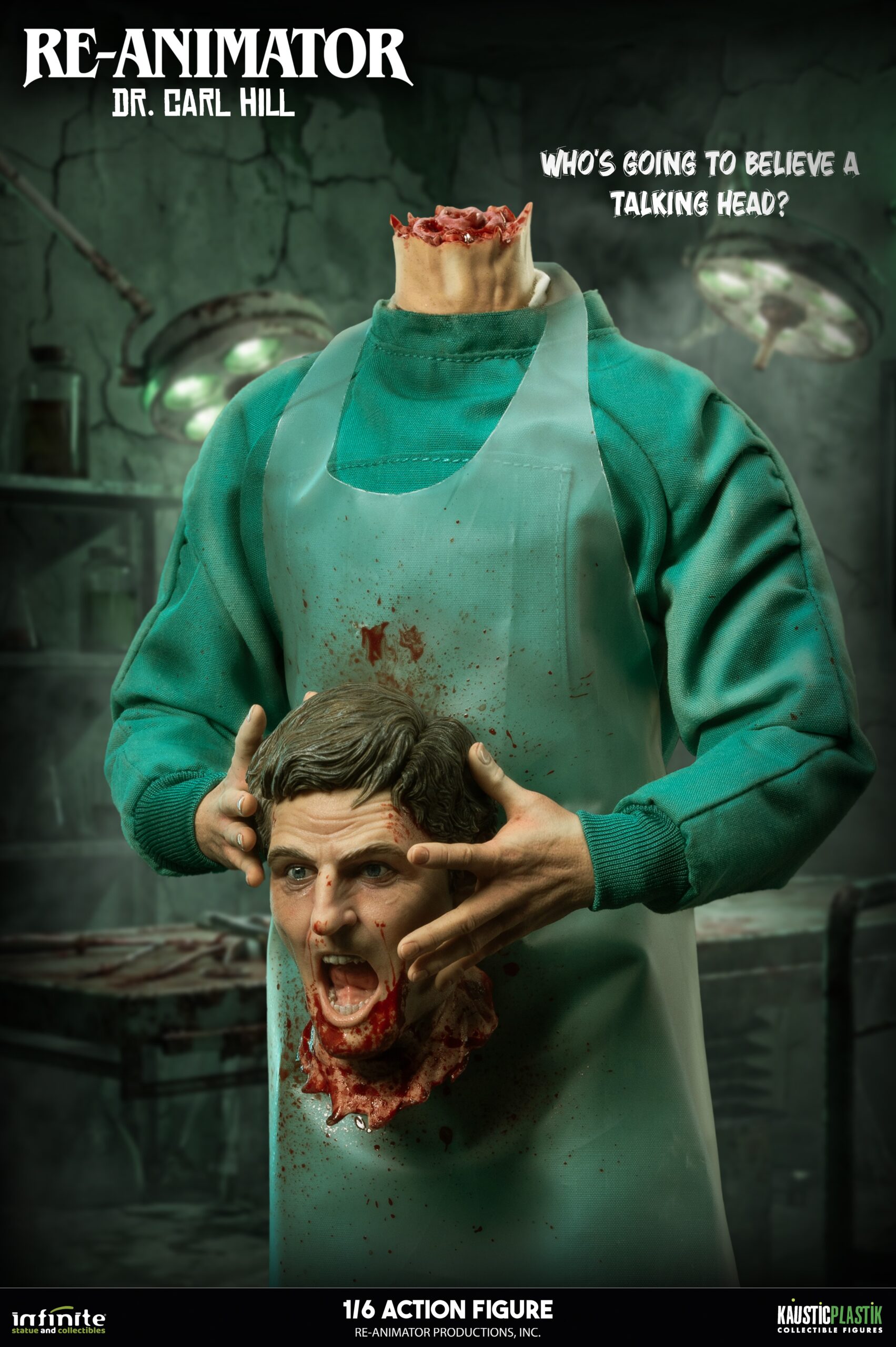 Infinite Statues Re-Animator - Doctor Carl Hill 1/6 Scale Action Figure (Standard Edition)