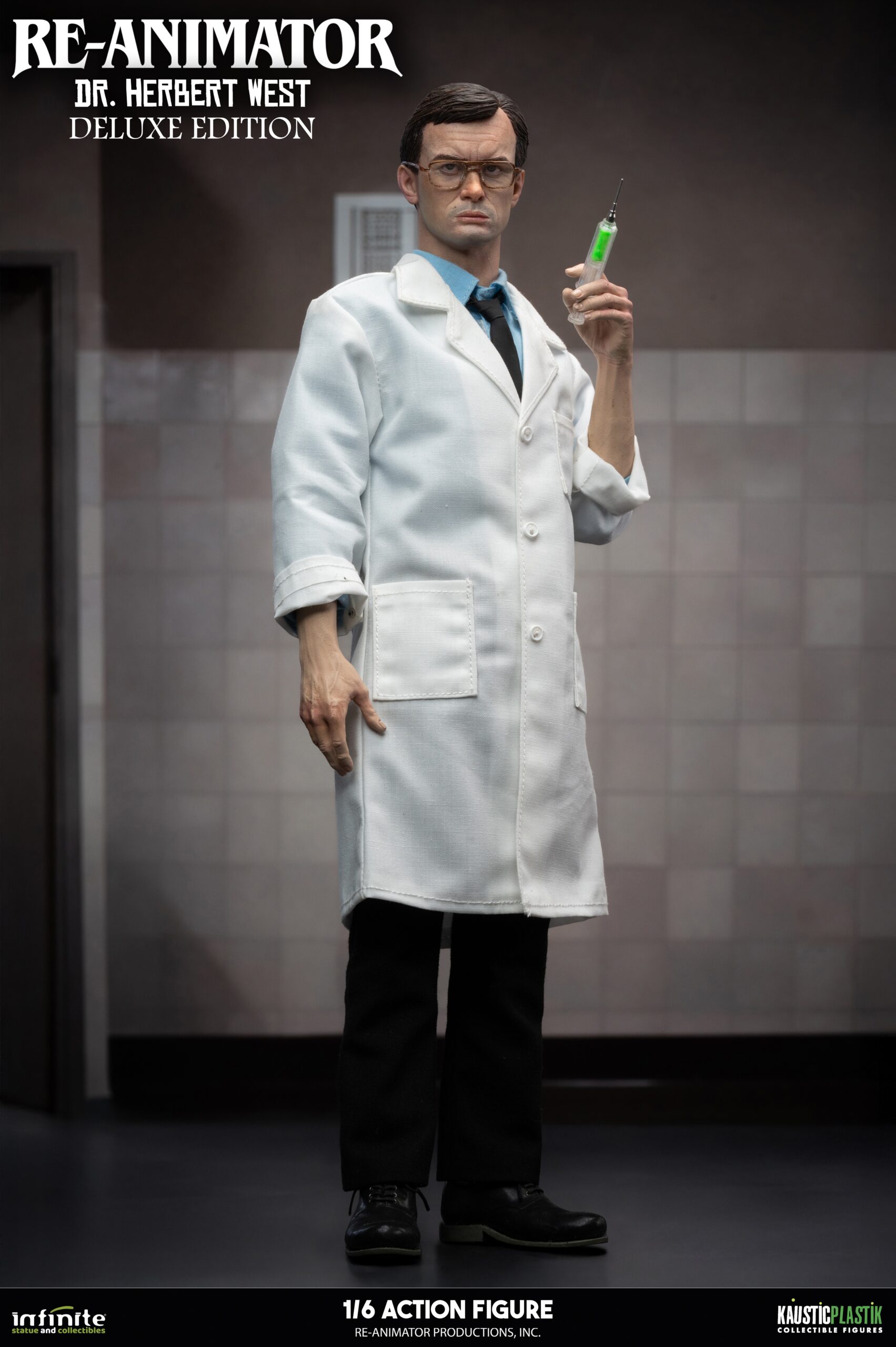 Infinite Statues Re-Animator - Doctor Herbert West 1/6 Scale Actionfigur (Deluxe Edition)