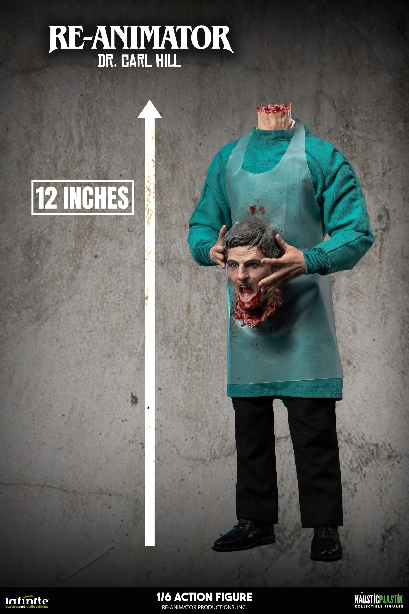 Infinite Statues Re-Animator - Doctor Carl Hill 1/6 Scale Action Figure (Standard Edition)