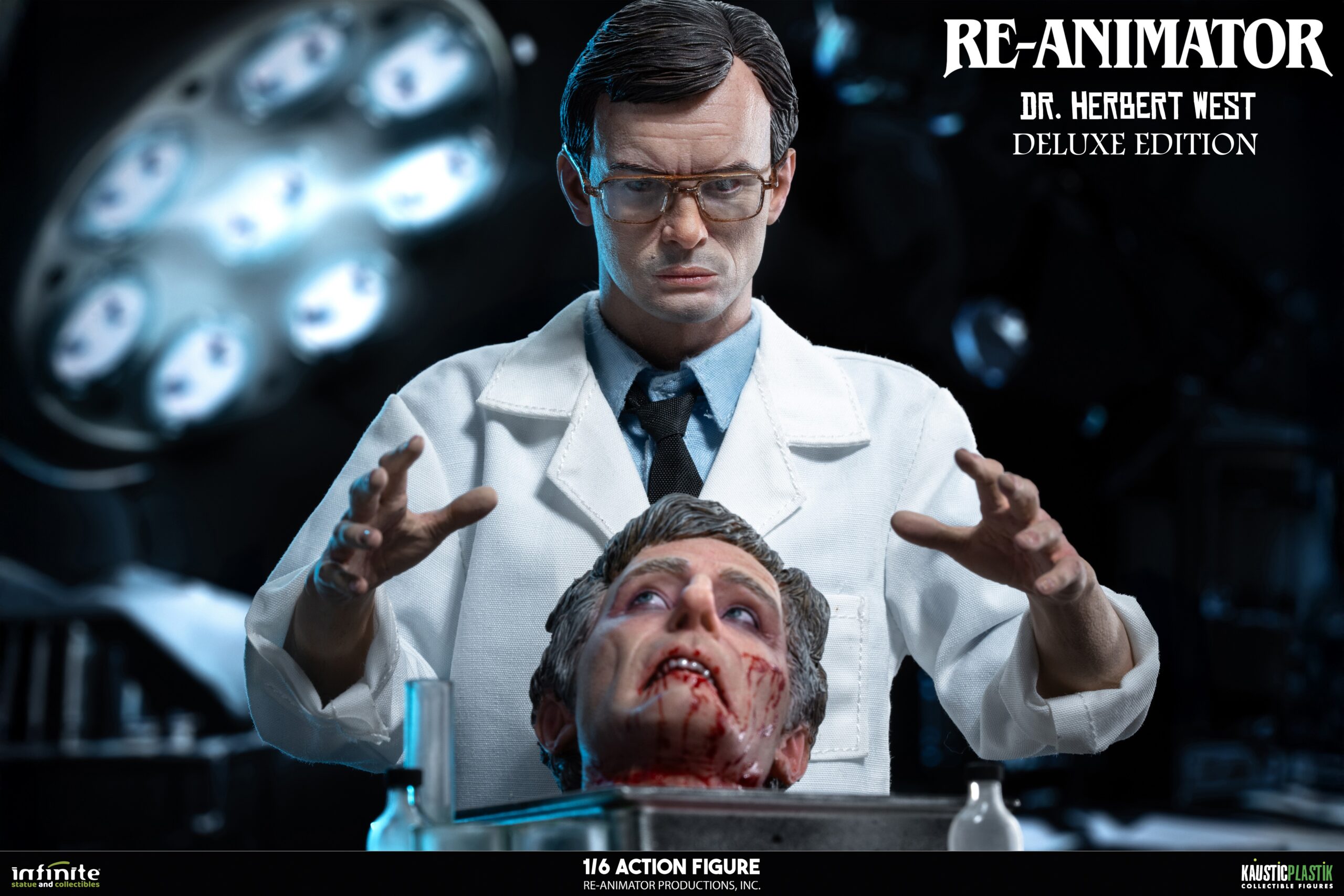Infinite Statues Re-Animator - Doctor Herbert West 1/6 Scale Actionfigur (Deluxe Edition)