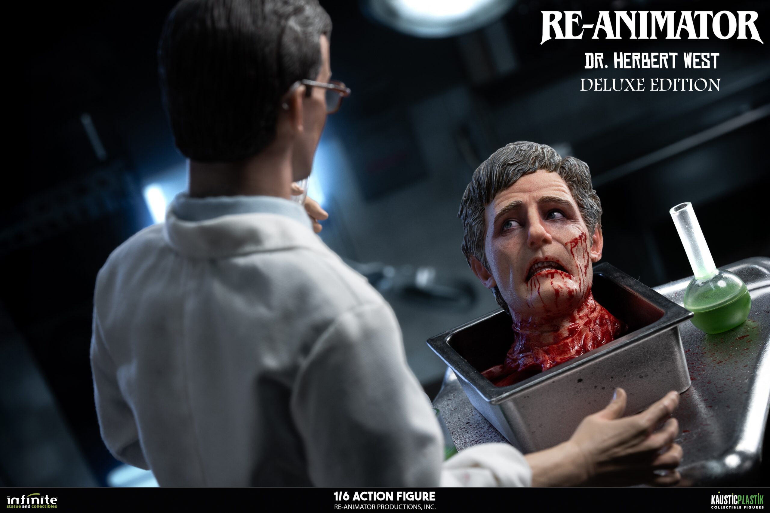 Infinite Statues Re-Animator - Doctor Herbert West 1/6 Scale Actionfigur (Deluxe Edition)