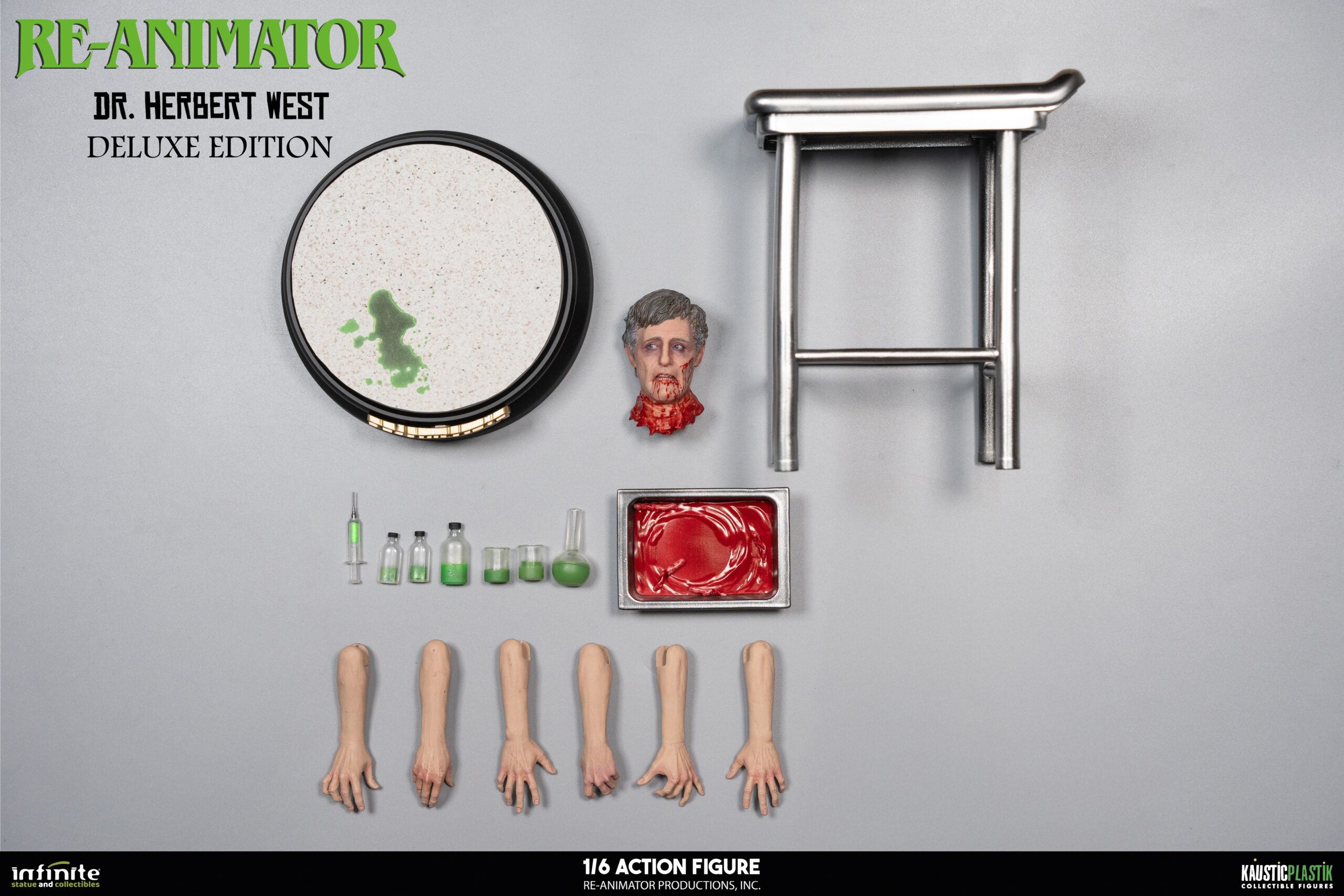 Infinite Statues Re-Animator - Doctor Herbert West 1/6 Scale Actionfigur (Deluxe Edition)