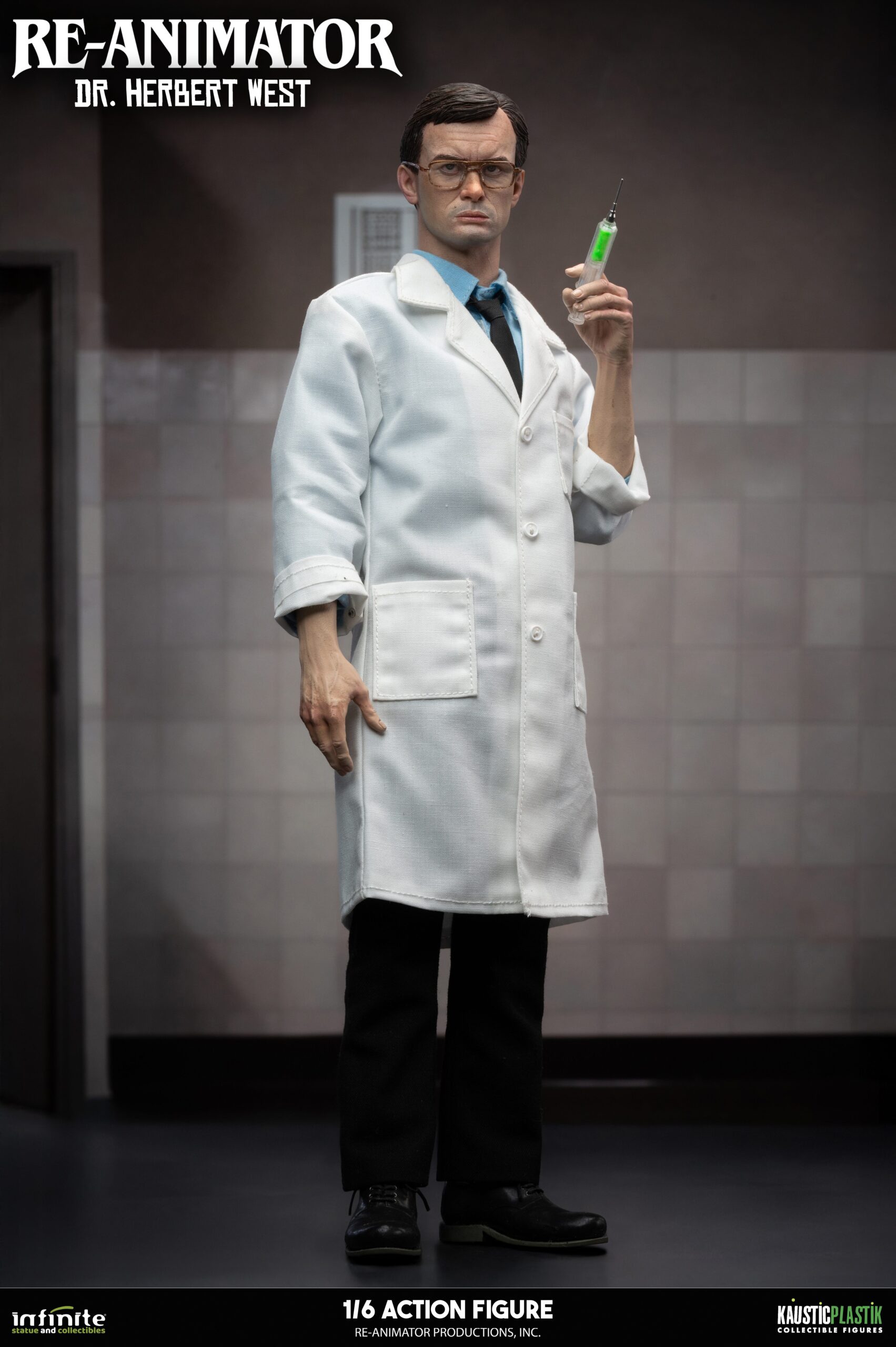 Infinite Statues Re-Animator - Doctor Herbert West 1/6 Scale Action Figure (Standard Edition)