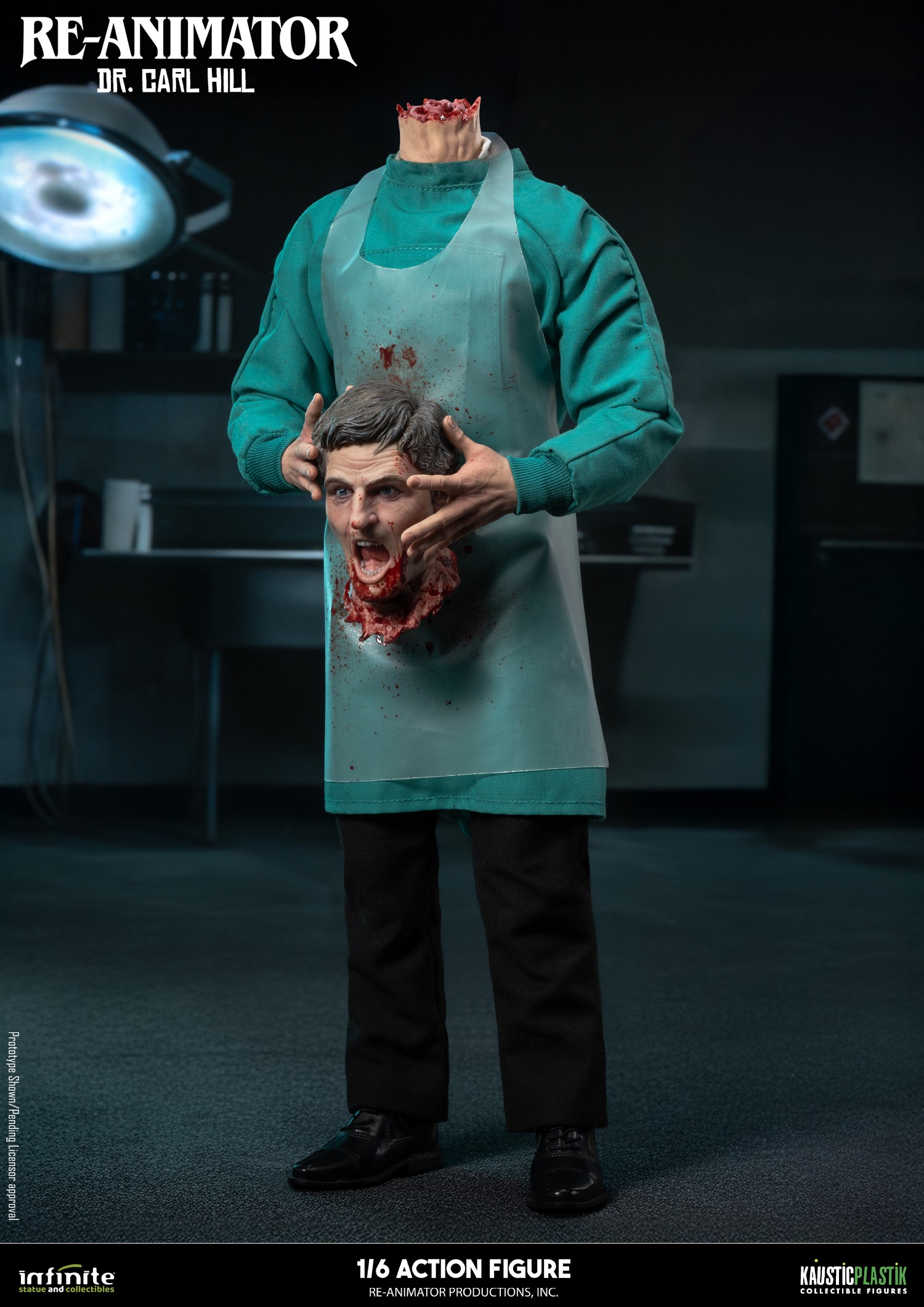 Infinite Statues Re-Animator - Doctor Carl Hill 1/6 Scale Action Figure (Standard Edition)