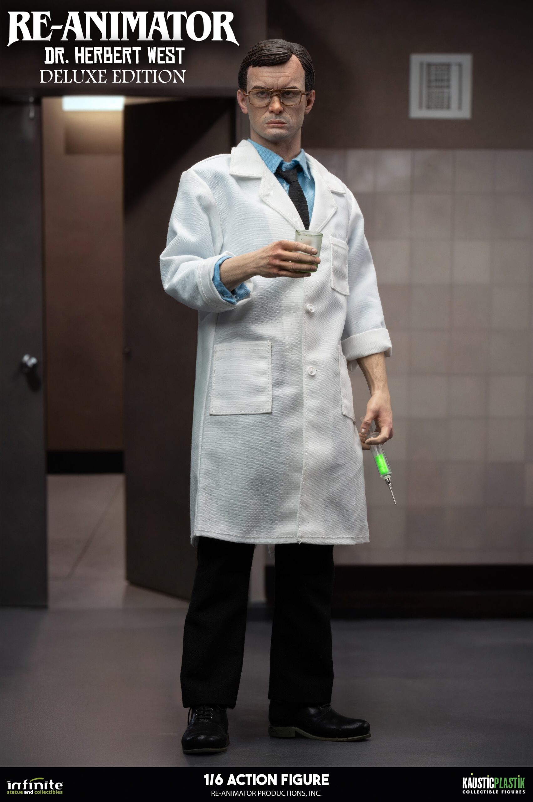 Infinite Statues Re-Animator - Doctor Herbert West 1/6 Scale Actionfigur (Deluxe Edition)