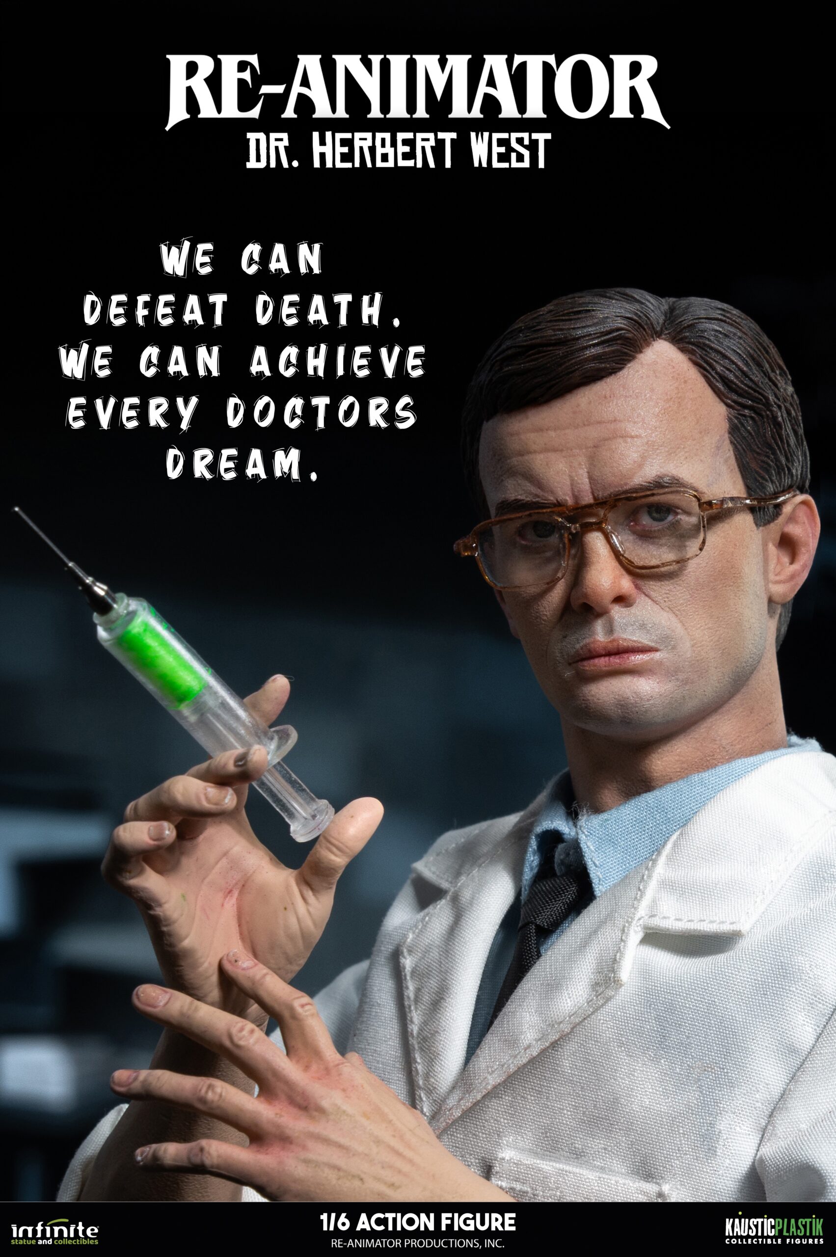 Infinite Statues Re-Animator - Doctor Herbert West 1/6 Scale Action Figure (Standard Edition)