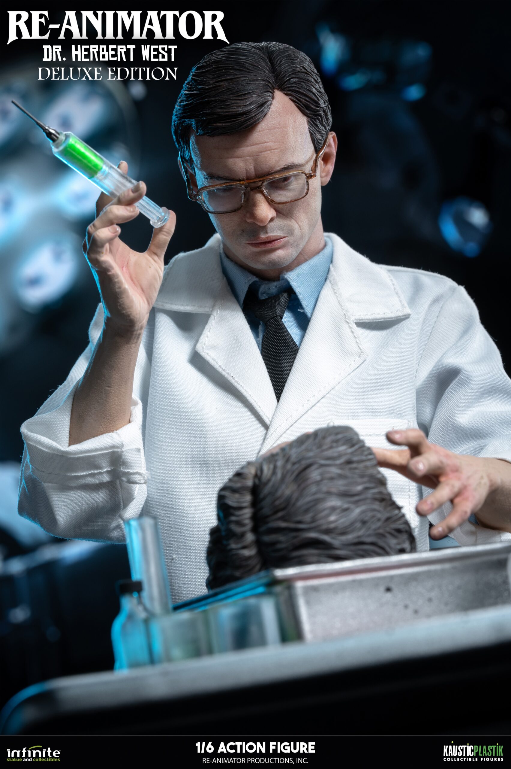 Infinite Statues Re-Animator - Doctor Herbert West 1/6 Scale Actionfigur (Deluxe Edition)