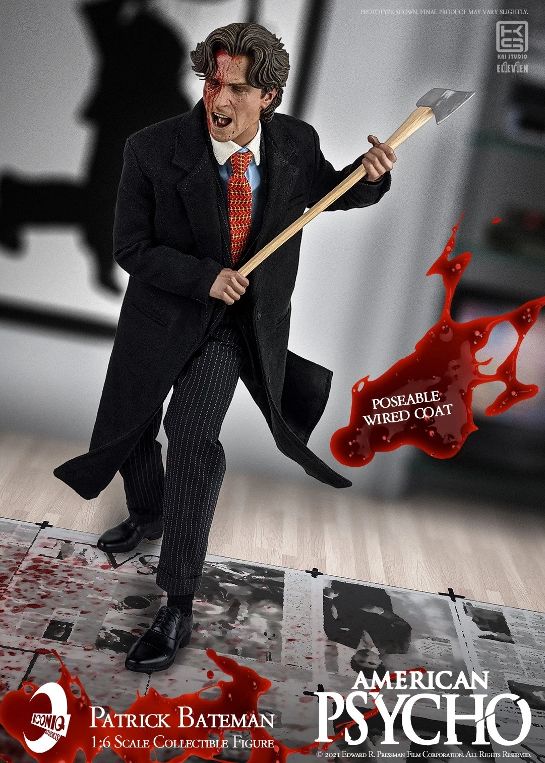 Iconiq Studios American Psycho Patrick Bateman 1/6 Scale Action Figure