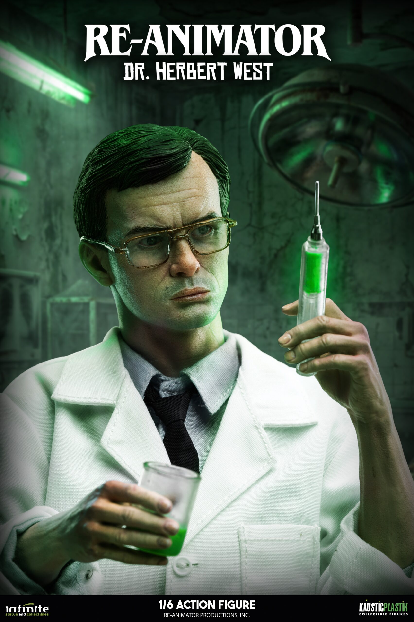 Infinite Statues Re-Animator - Doctor Herbert West 1/6 Scale Action Figure (Standard Edition)