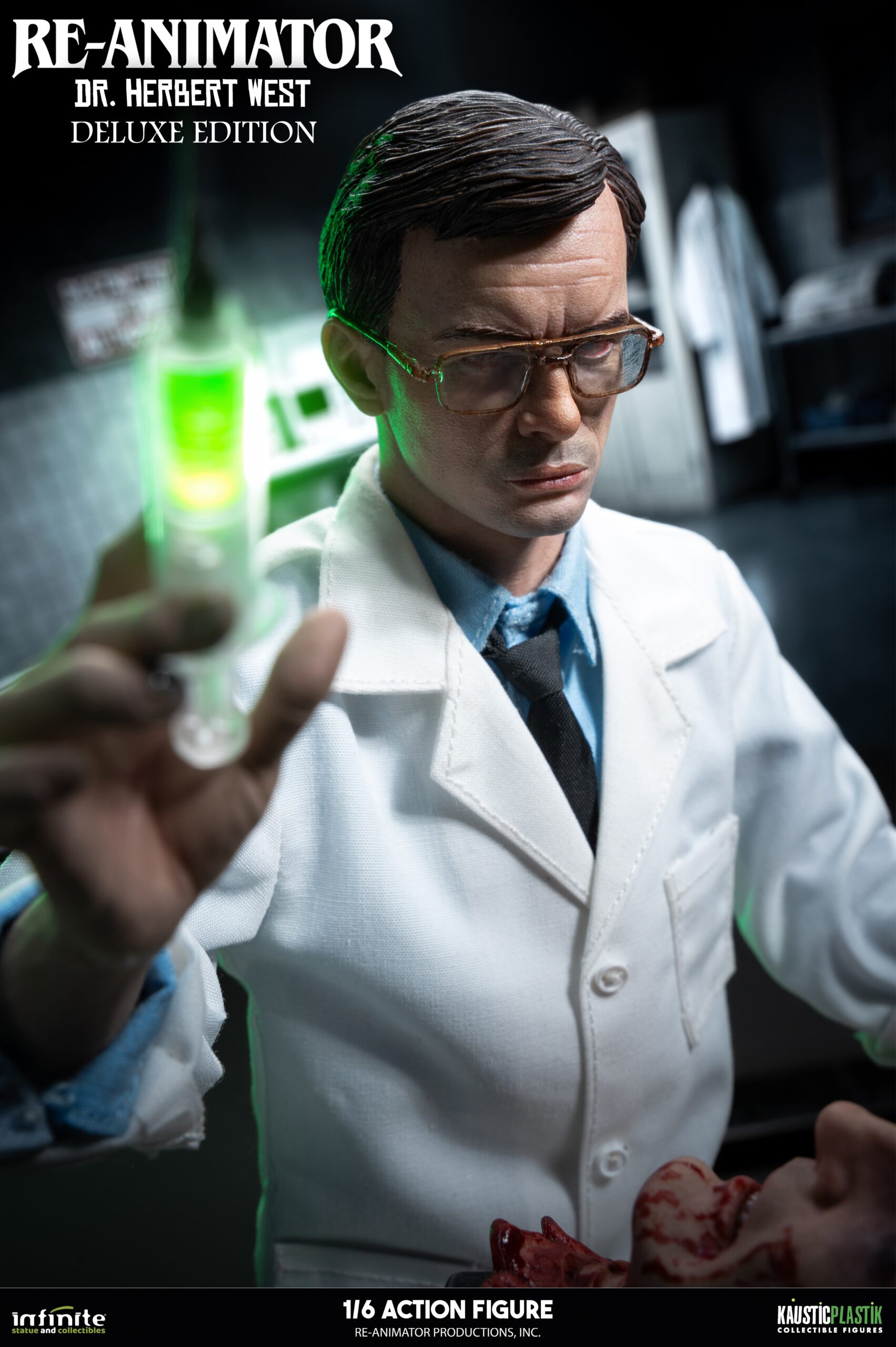 Infinite Statues Re-Animator - Doctor Herbert West 1/6 Scale Actionfigur (Deluxe Edition)