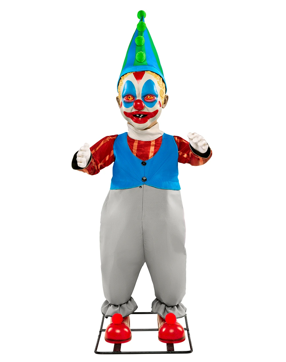 4.10ft Wind Up Wally Halloween-Animatronic (Spirit Halloween)