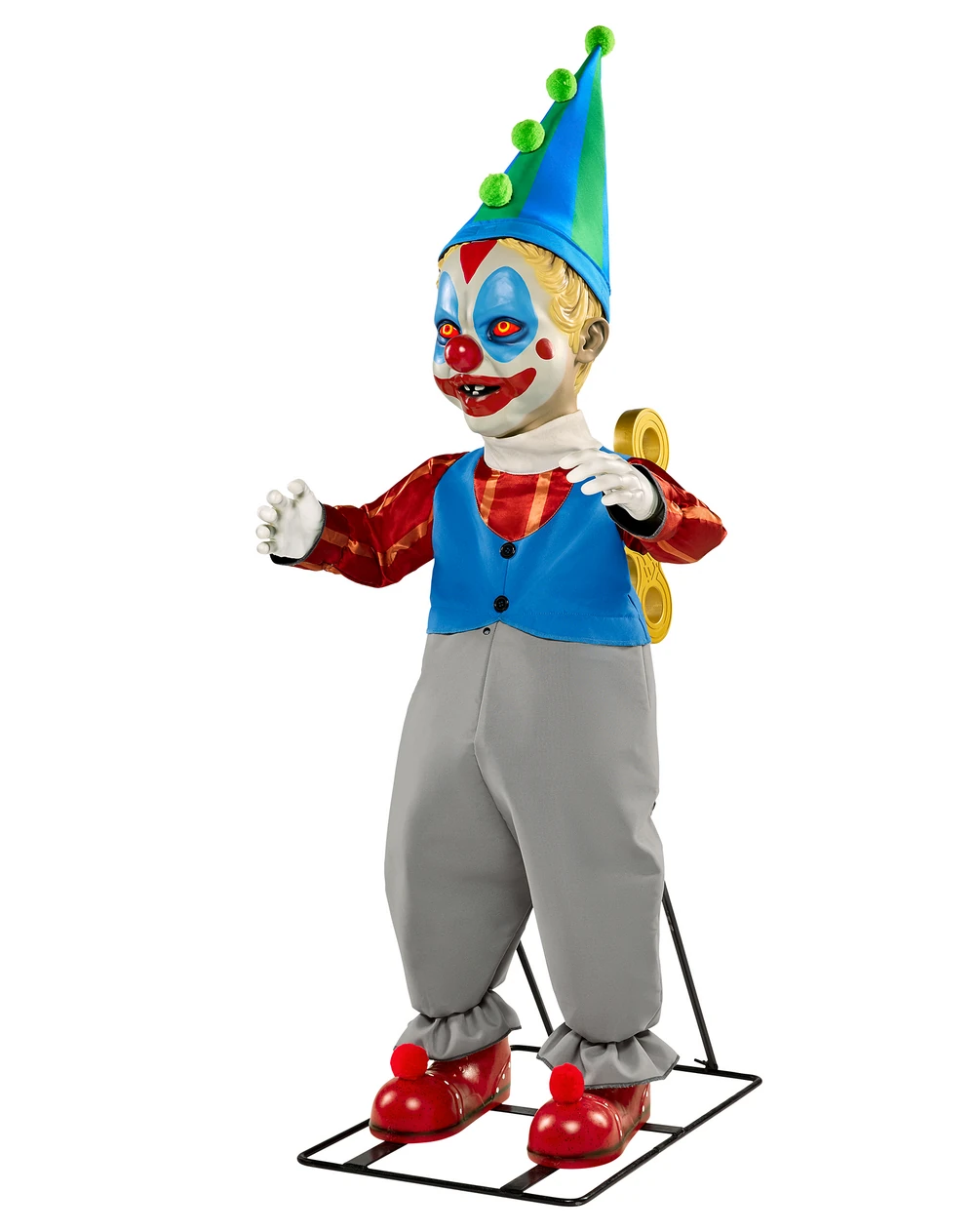 4.10ft Wind Up Wally Halloween-Animatronic (Spirit Halloween)