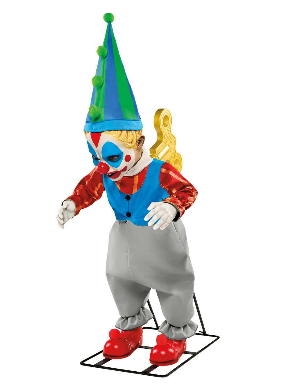 4.10ft Wind Up Wally Halloween-Animatronic (Spirit Halloween)