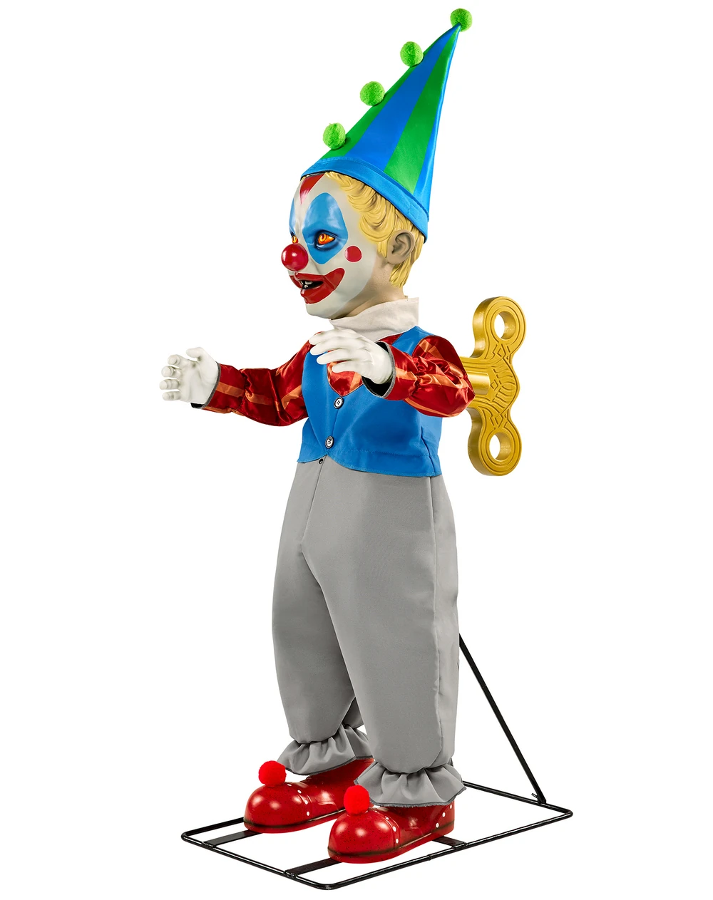 4.10ft Wind Up Wally Halloween-Animatronic (Spirit Halloween)