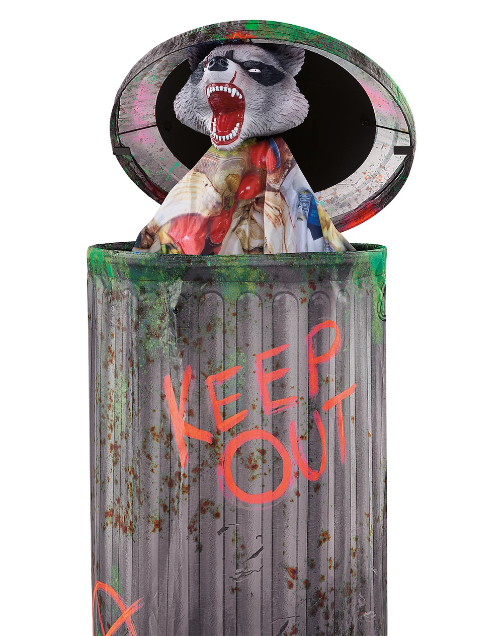 3.7ft Bandit des poubelles animatronique d'Halloween (Spirit Halloween)